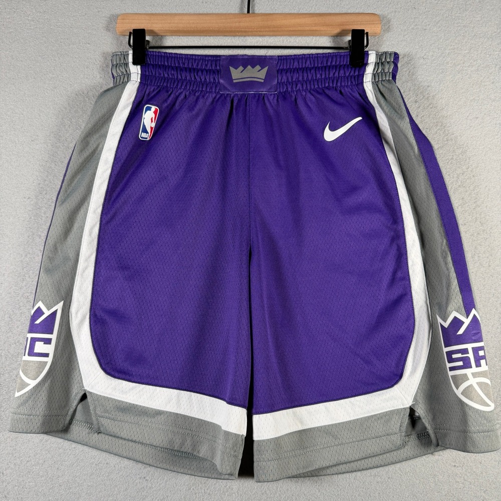 Nike Sacramento Kings NBA Dri-FIT Basketball Shorts Purple Mens M 866873-504